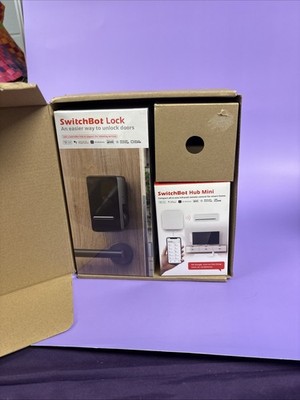 SwitchBot Lock - W1601700 App Control Auto Lock Doors with Hub Mini -