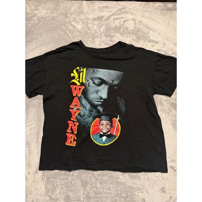 Lil Wayne Graphic T-Shirt Mens Small Black Short Sleeve Hip Hop 