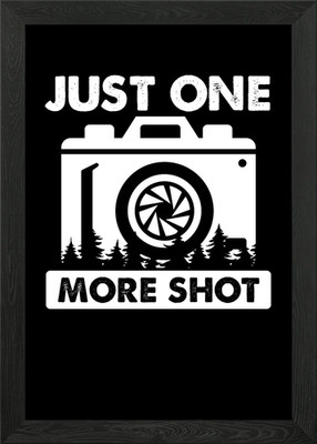 Just one more camera shot Gerahmtes Wandbild Poster Leinwanddruck Bild