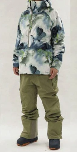 686 Gore Tex Fragment Anorak Snowboard Jacket (L) Stellar Blue Ink M4WN135-SBIK