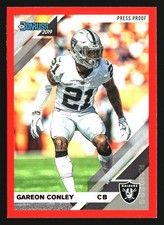 2019 Donruss #199 Gareon Conley Press Proof Red