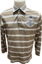 Signum Pullover  L Herren Beige Gestreift Pulli Cardigan Pullover