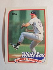 1989 Topps 762 Bobby Thigpen