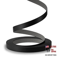 Black Veneer PVC Edge Banding - 1"x10ft Roll - 1"x10ft Pre
