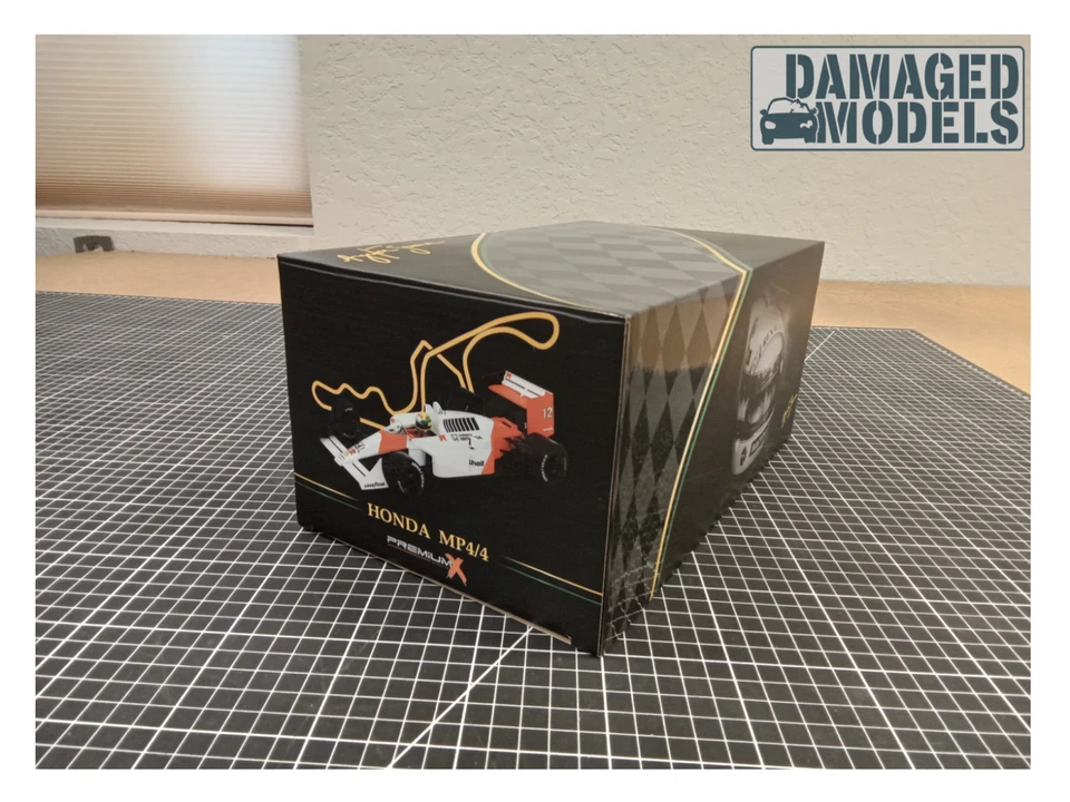 DAMAGED MODEL FD #291-GWYG IXO -PREMIUM-X 1/18- MCLAREN Honda MP4/4- Japon 1988 - Image 2 of 4