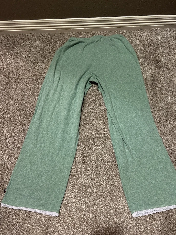 TOMMY HILFIGER Mujer Verde Ropa de Dormir Pantalones Talla S Foto 2 de 3
