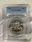GRADED 1942 Walking Liberty Half Dollar PCGS MS64 Silver American Coin