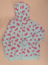 Wonder Nation Girls Hooded Full Zip Jacket Watermelon Size XL Plus 14-16 