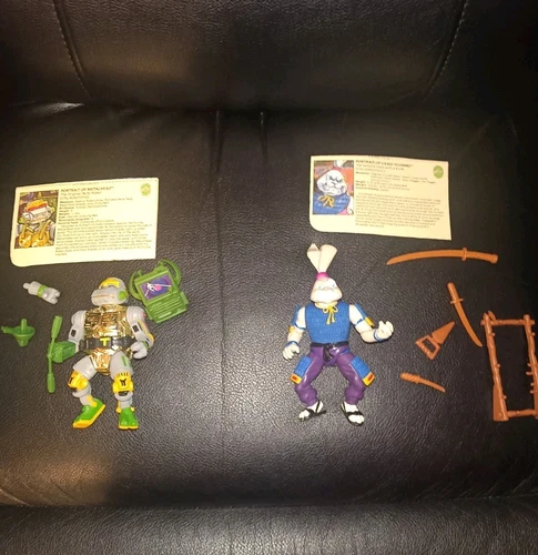 TMNT  1987 Metal Head(Complete), &  1989 Usagi Yojimbo(Nearly Complete)