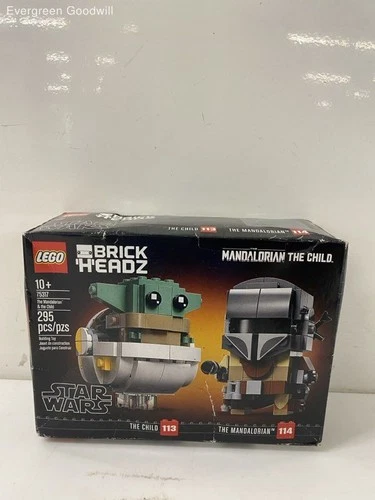 LEGO Star Wars The Mandalorian & The Child BrickHeadz building set New sealed