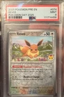Eevee Pokemon Day Stamp Prismatic Evolutions 074/131 PSA 10 Gem Mint Condition