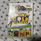 Mini Golf Resort (Nintendo Wii, 2010) Complete W/ Manual CIB  Tested