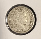 1909-D Barber Dime, XF. (16421)