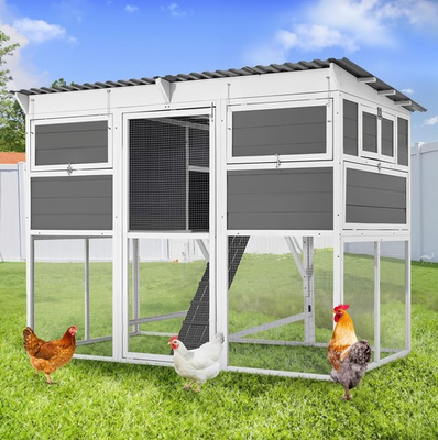 #ad Extra Large Chicken Coop w Run Wood Chicken House w Nesting Boxes amp; Roost Bar $369.99