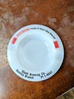 Vintage Glueks Beer Milk Glass Ashtray