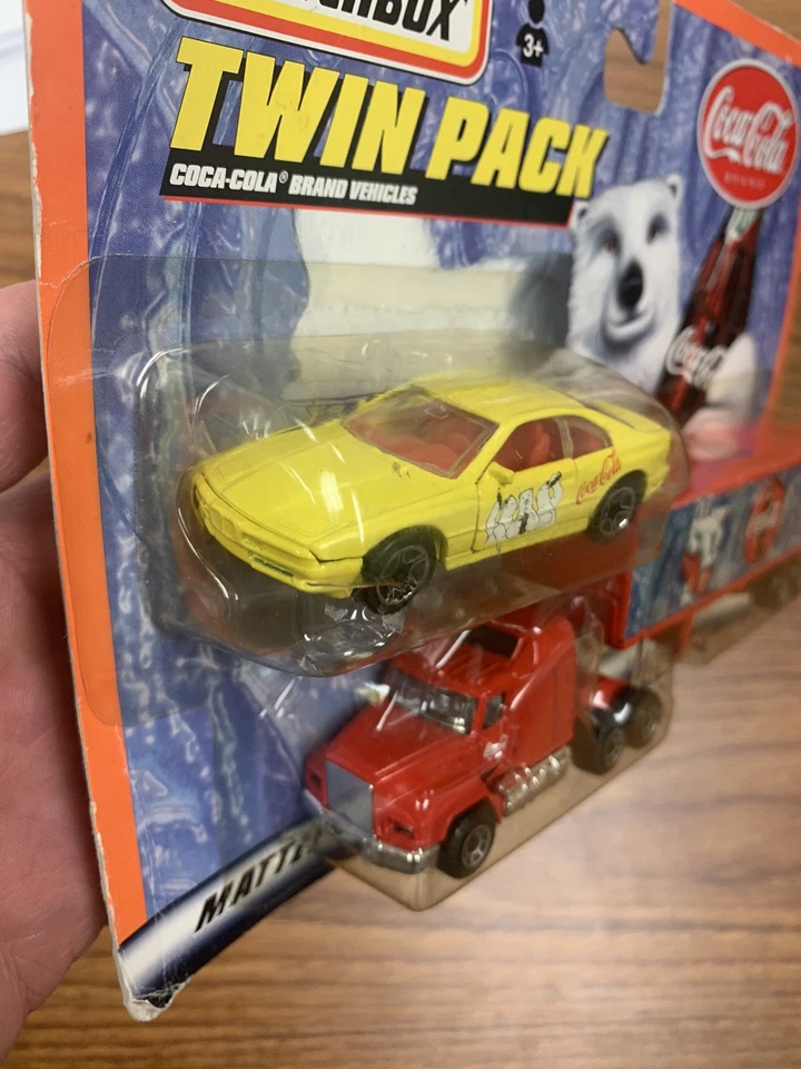 1999-Matchbox Coca-Cola Twin Pack (2-Toy Vehicles) Matchbox [NIP] - Image 2 of 4
