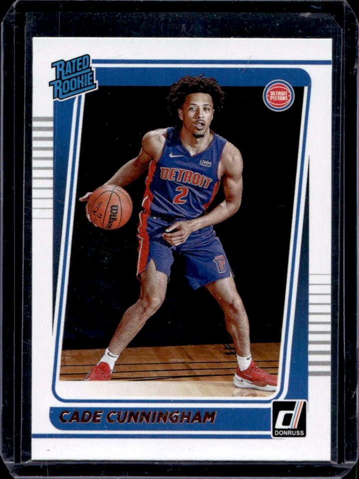 2021-22 Donruss Cade Cunningham Rookie RC #211 Pistons
