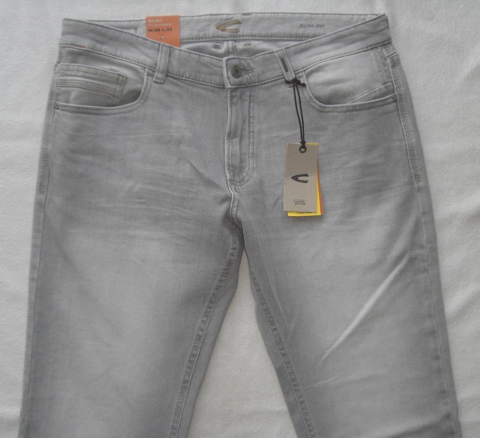 Camel Active Jeans Para Hombre W36 L32 Madison Slim Fit Nuevo + Sin Usar - Imagen 2 de 4