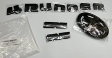 Toyota 4 Runner Front &Tailgate Black Overlay 2019, 2020, 2021 5 Piece Set NEW