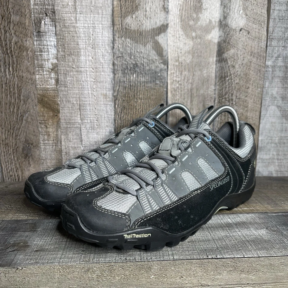 Tênis de ciclismo feminino Specialized Tahoe cinza atlético com cadarço tamanho UE 40 - Imagem 2 de 4