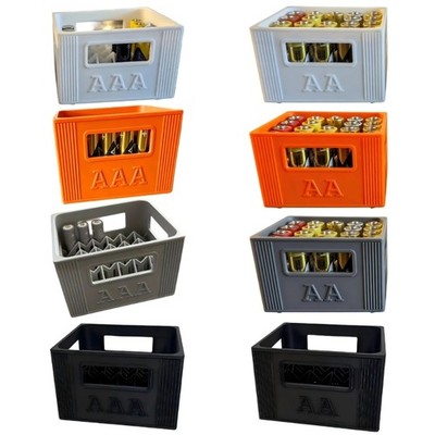 Large Capacity Stackable Battery Holder For 20 2A 30 3A Batteries Storage Box