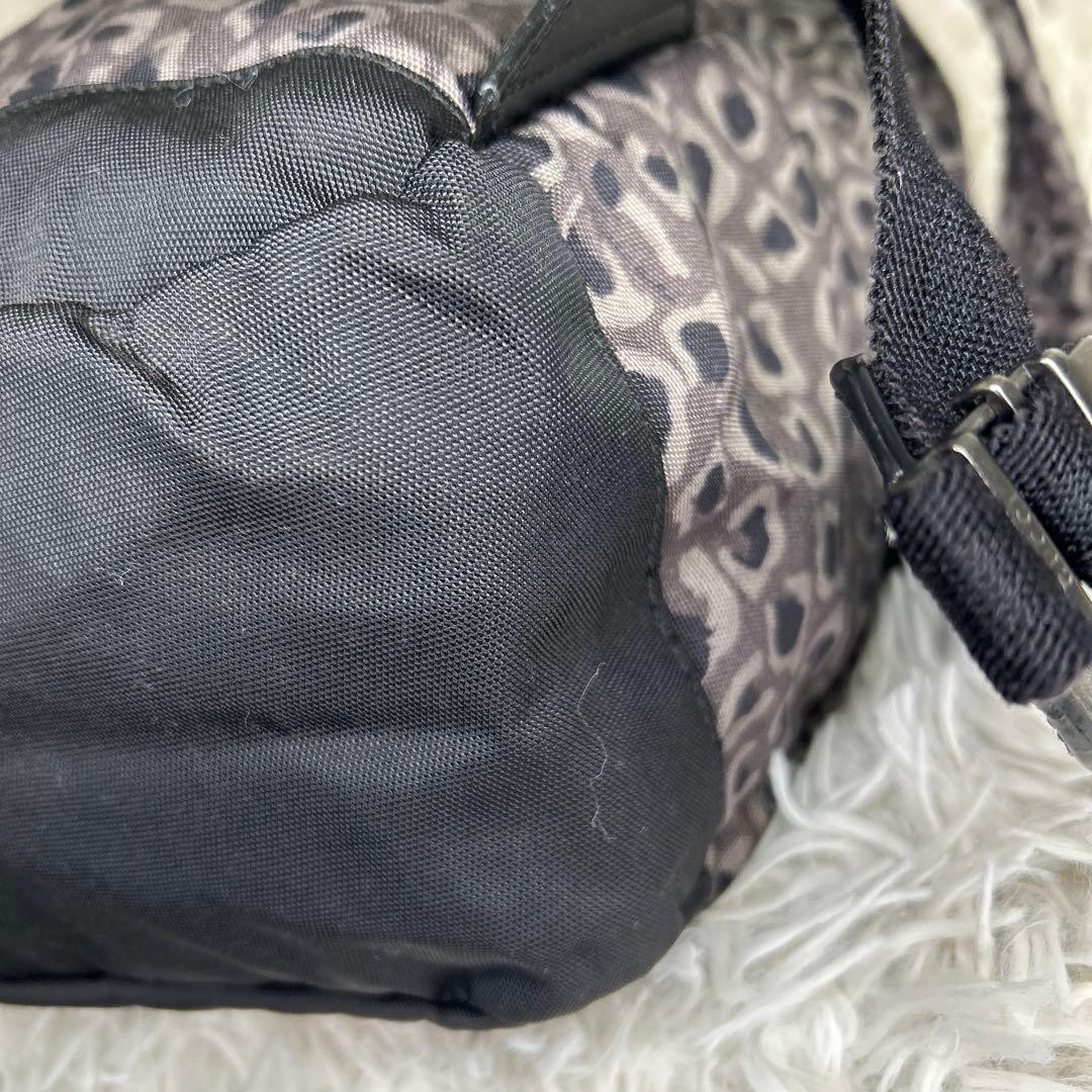 Gucci Nylon Leopard Print Backpack Large Capacity… - image 14