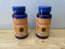 Lutein 40 mg with Zeaxanthin  60 Softgels  (2 Pack)  Supports Eye Health