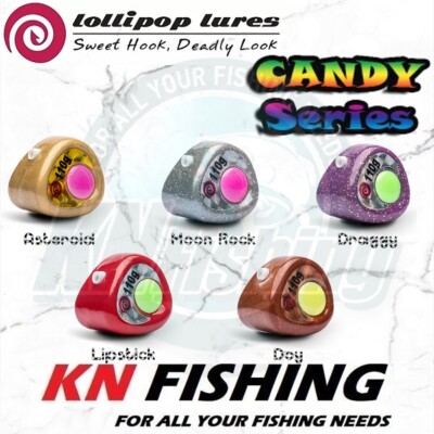 LOLLIPOP LURES SICARIO Candy Tai Rubber Slider Lure Boat Fishing 90gr - 170gr