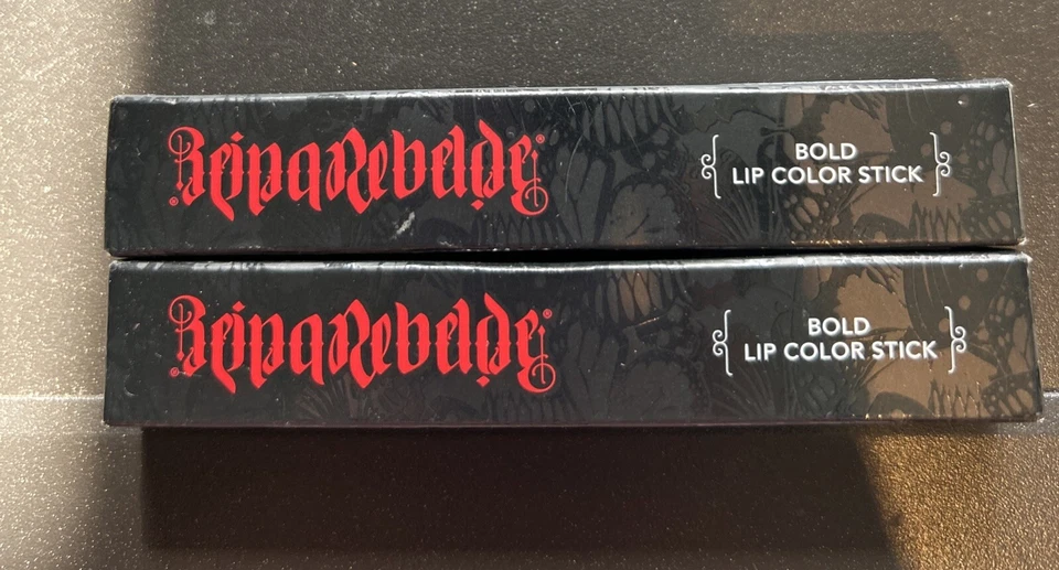 2X REINA REBELDE LÁPIZ DE COLOR DE LABIOS DIVINA ROJO SENSUAL • 0,10 oz/3 g tamaño completo Foto 3 de 3