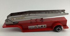 Vintage Tonka Fire Department Hook Ladder Firetruck 8" Trailer Metal Vehicle Toy