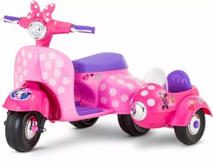 Minnie Mouse Scooter With Doll Sidecar 6-Volt Ride On Toy Car Power Wheels Pink | eBay