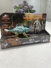 Jurassic Park World Ben Ankylosaurus Bumpy Camp Cretaceous Dino Escape