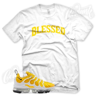 ''BW BLESSED'' Sneaker T Shirt for N Vapormax Plus Speed Yellow Frequency Black