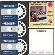 View Master C 421 The 1960 Passion Play Oberammergau Germany 3 Reel Pack 1960