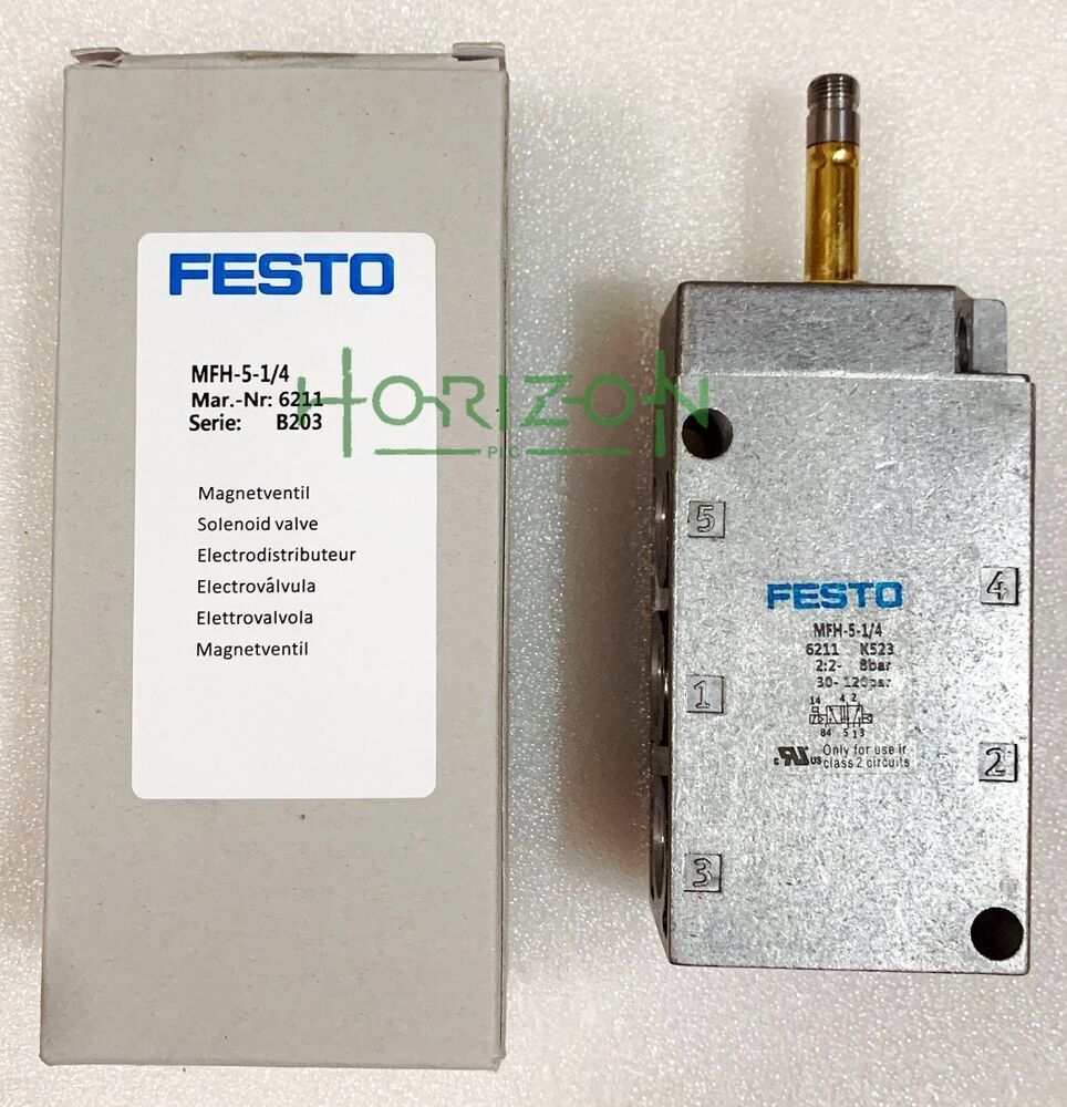 Elettrovalvola FESTO MFH-5-1/8, Modello 9982, Nuova In Scatola