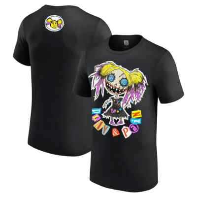 WWE Black Alexa Bliss Play & Pain T-Shirt *NEU* Official Shirt