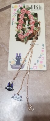 Studio Ghibli Kiki's Delivery Service Jiji Dangle Hair Claw Clip