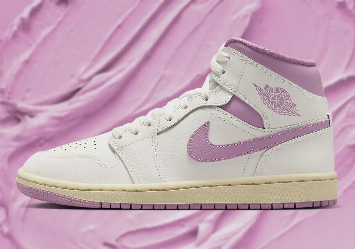 Nike Air Jordan 1 Mid Sail Pink Coconut Milk BQ6472-162 Nike Air Jordan 1 Mid Sail Pink Coconut Milk BQ6472-162