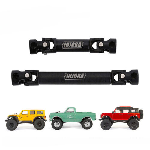 INJORA Steel Drive Shafts for 1/24 RC Car SCX24 Chevrolet Jeep Wrangler Bronco - Picture 1 of 10