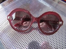 VALENTINO ITALIAN MADE WOMENS SUNGLASESS ==V 698 S -54-21 =603- 140 RED BROWN