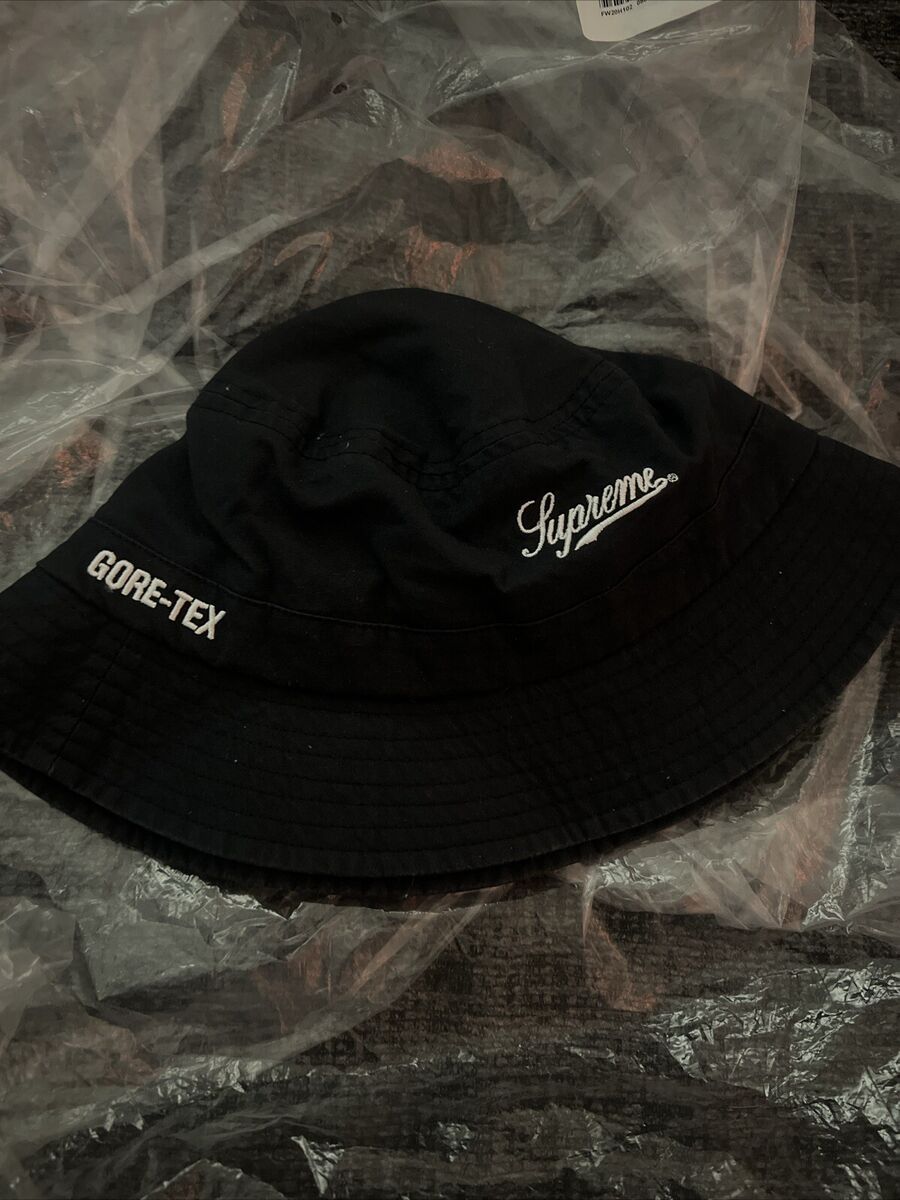 Supreme Gore-Tex Crusher Black Crusher Bucket Hat Size Small Supreme Gore-Tex Crusher Black Crusher Bucket Hat Size Small