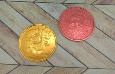 Roger Rabbit Coin Walt Disney World Red 20th Surprise Parade Roger Rabbit Token Coins ...