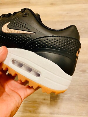 Size 7.5 - Nike Air Max 1 Golf Black Gum W for sale online | eBay