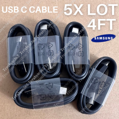 5X USB C Cable Lot Fast Charging Type C Cord For Samsung S9 Android Charger Cord