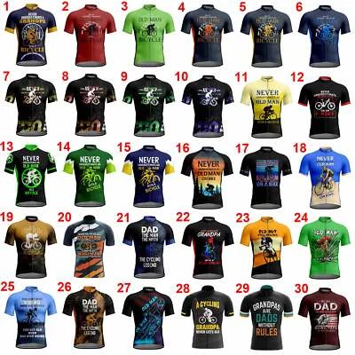 Rennrad Trikot Herren Kurzarm Fahrradtrikot Fahrradshirt Radtrikot Reflektierend - Bild 1 von 3