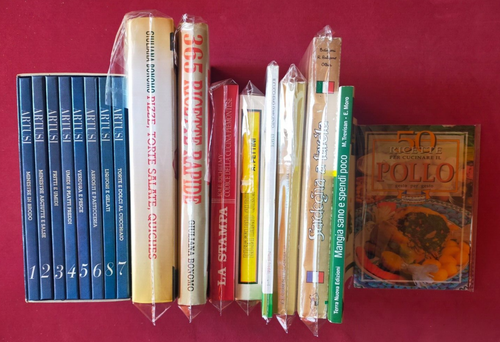 ARTUSI (Esselunga), MANGIA SANO E SPENDI POCO, ecc. - Lotto 10 libri di cucina