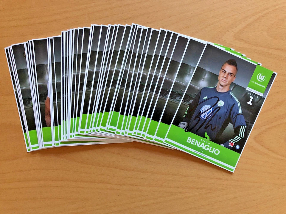 VfL Wolfsburg Autogrammkarte 2012-13 original signiert 1 AK aussuchen