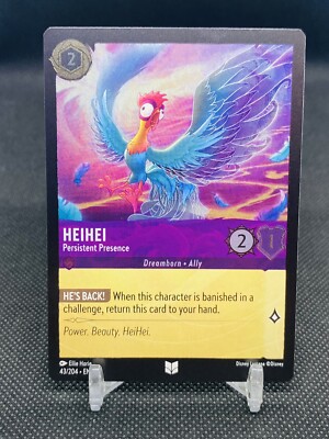 HeiHei - Persistent Presence 43/204 (FOIL)  Lorcana Rise of the Floodborn - NM