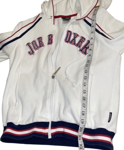 Joe Boxer zip cotton hoodie with front pockets size small - Picture 4 of 8