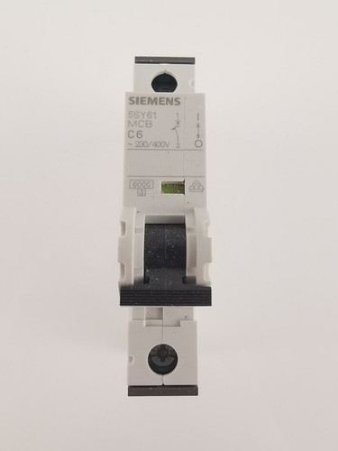 Siemens 5SY6106-7 C6 Leitungsschutzschalter 1-polig Sicherungsautomat - Bild 2 von 3